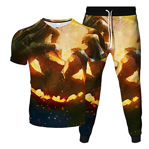Women's Men's 2 Piece Tracksuit Sweatsuit Street Casual 2pcs Summer Short Sleeve Moisture Wicking Breathable Soft Gym Workout Running Jogging Training Exercise Sportswear Color Gradient Normal Light
Women's Men's 2 Piece Tracksuit Sweatsuit Street Casual 2pcs Summer Short Sleeve Moisture Wicking Breathable Soft Gym Workout Running Jogging Training Exercise Sportswear Color Gradient Normal Light