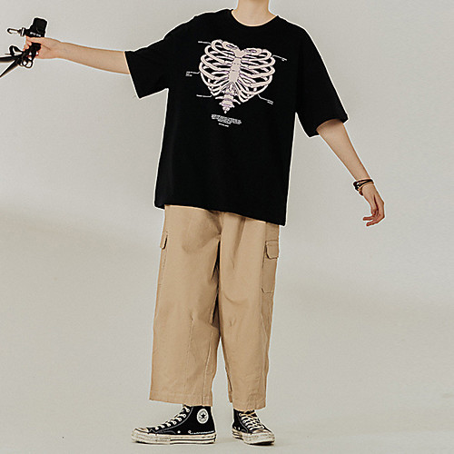 Men's T shirt Hot Stamping Graphic Prints Skull Print Short Sleeve Casual Tops 100% Cotton Basic Casual Fashion White Black
Men's T shirt Hot Stamping Graphic Prints Skull Print Short Sleeve Casual Tops 100% Cotton Basic Casual Fashion White Black