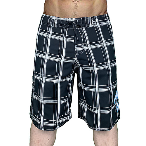 Men's Swim Shorts Swim Trunks Board Shorts Breathable Quick Dry Drawstring - Swimming Surfing Water Sports Grid Pattern Summer
Men's Swim Shorts Swim Trunks Board Shorts Breathable Quick Dry Drawstring - Swimming Surfing Water Sports Grid Pattern Summer