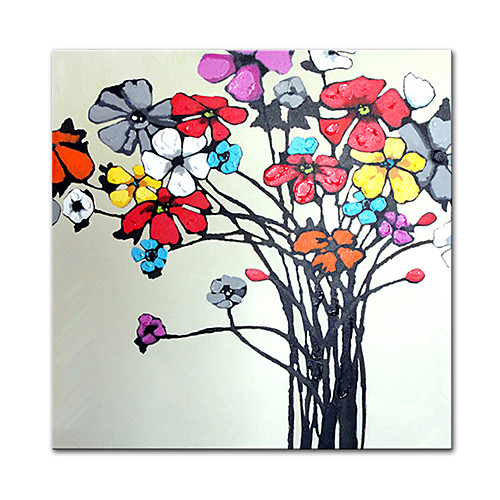 Oil Painting Hand Painted Square Floral / Botanical Pop Art Modern Rolled Canvas (No Frame)
Oil Painting Hand Painted Square Floral / Botanical Pop Art Modern Rolled Canvas (No Frame)