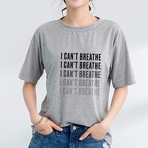 Women's Tee / T-shirt Pure Color Crew Neck Letter Printed Sport Athleisure T Shirt Top Short Sleeves Breathable Soft Comfortable Everyday Use Street Casual Daily Outdoor
Women's Tee / T-shirt Pure Color Crew Neck Letter Printed Sport Athleisure T Shirt Top Short Sleeves Breathable Soft Comfortable Everyday Use Street Casual Daily Outdoor