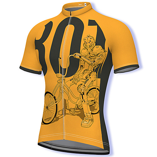 21Grams Men's Short Sleeve Cycling Jersey Spandex Yellow Bike Top Mountain Bike MTB Road Bike Cycling Breathable Quick Dry Sports Clothing Apparel / Athleisure
21Grams Men's Short Sleeve Cycling Jersey Spandex Yellow Bike Top Mountain Bike MTB Road Bike Cycling Breathable Quick Dry Sports Clothing Apparel / Athleisure