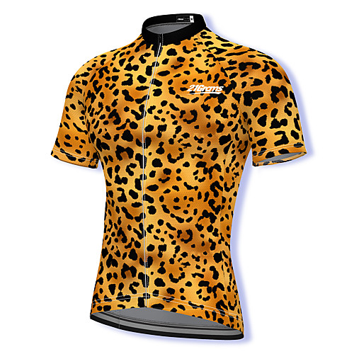21Grams Men's Short Sleeve Cycling Jersey Spandex Yellow Leopard Bike Top Mountain Bike MTB Road Bike Cycling Breathable Quick Dry Sports Clothing Apparel / Athleisure
21Grams Men's Short Sleeve Cycling Jersey Spandex Yellow Leopard Bike Top Mountain Bike MTB Road Bike Cycling Breathable Quick Dry Sports Clothing Apparel / Athleisure