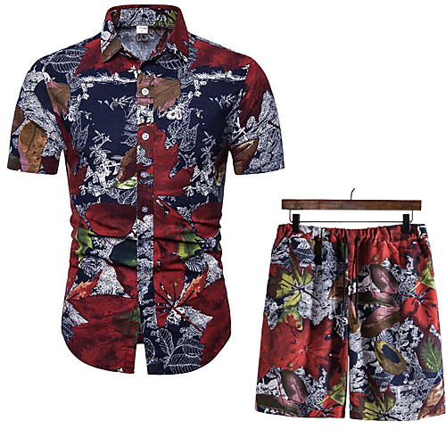 Men's Shirt Other Prints Fruit Animal 2pcs Print Short Sleeve Vacation Tops Beach Boho Wine
Men's Shirt Other Prints Fruit Animal 2pcs Print Short Sleeve Vacation Tops Beach Boho Wine