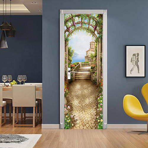 3D 2pcs Self-adhesive Creative Door Stickers Living Room Bedroom Diy Decorative Home Waterproof Wall Stickers 77x200cm
3D 2pcs Self-adhesive Creative Door Stickers Living Room Bedroom Diy Decorative Home Waterproof Wall Stickers 77x200cm