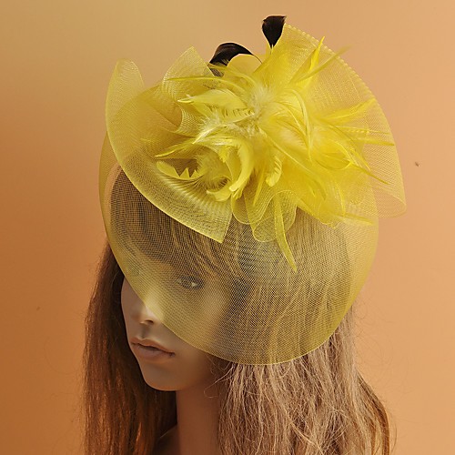 Classic Retro Tulle Fascinators with Feather / Solid 1 Piece Special Occasion / Party / Evening Headpiece
Classic Retro Tulle Fascinators with Feather / Solid 1 Piece Special Occasion / Party / Evening Headpiece