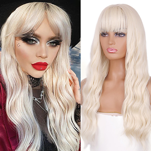 Synthetic Wig Deep Wave Neat Bang Wig Medium Length A1 A2 A3 A4 A5 Synthetic Hair Women's Cosplay Party Fashion Brown
Synthetic Wig Deep Wave Neat Bang Wig Medium Length A1 A2 A3 A4 A5 Synthetic Hair Women's Cosplay Party Fashion Brown