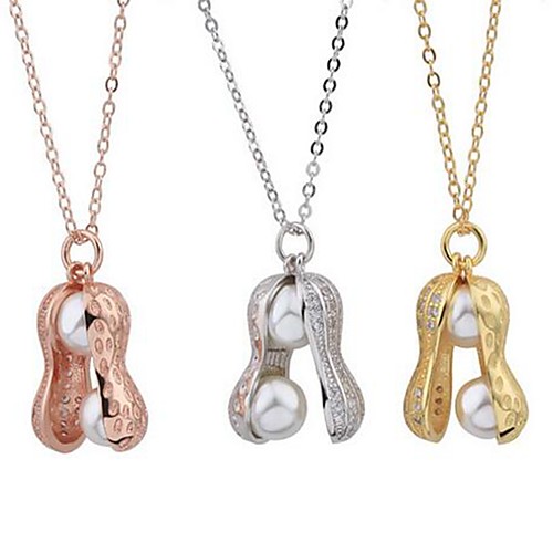 Women's Pendant Necklace Artistic Simple Imitation Pearl Alloy Rose Gold Gold Silver 46 cm Necklace Jewelry 1pc For Festival
Women's Pendant Necklace Artistic Simple Imitation Pearl Alloy Rose Gold Gold Silver 46 cm Necklace Jewelry 1pc For Festival