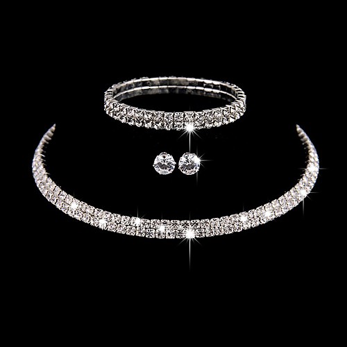 Women's Jewelry Set Elegant Classic Earrings Jewelry Silver For Wedding Anniversary Party Evening 1 set
Women's Jewelry Set Elegant Classic Earrings Jewelry Silver For Wedding Anniversary Party Evening 1 set