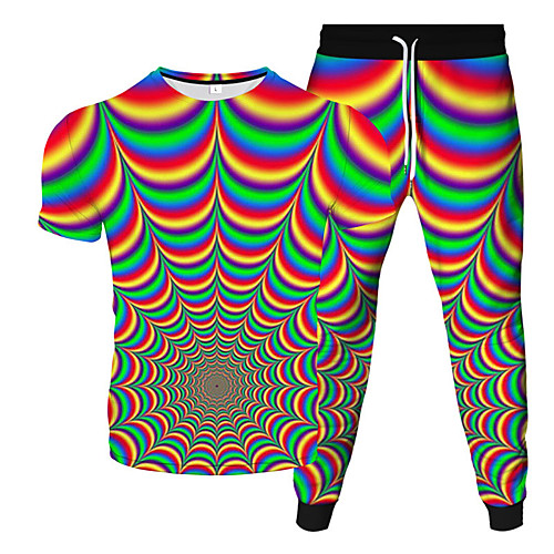 Women's Men's 2 Piece Tracksuit Sweatsuit Street Casual 2pcs Summer Short Sleeve Moisture Wicking Breathable Soft Gym Workout Running Jogging Training Exercise Sportswear Normal Red / Green White Red
Women's Men's 2 Piece Tracksuit Sweatsuit Street Casual 2pcs Summer Short Sleeve Moisture Wicking Breathable Soft Gym Workout Running Jogging Training Exercise Sportswear Normal Red / Green White Red