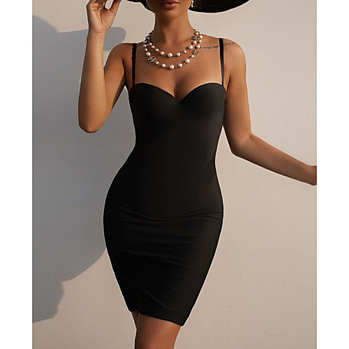 Women's Strap Dress Short Mini Dress Black Sleeveless Solid Color Summer cold shoulder Casual Sexy 2021 S M L
Women's Strap Dress Short Mini Dress Black Sleeveless Solid Color Summer cold shoulder Casual Sexy 2021 S M L