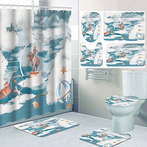 All Kinds of Colorful Flowers and Digital Printing Waterproof Fabric Shower Curtains for Bathroom Home Decoration Curtains with Hooks Bathroom Four-piece Set
All Kinds of Colorful Flowers and Digital Printing Waterproof Fabric Shower Curtains for Bathroom Home Decoration Curtains with Hooks Bathroom Four-piece Set