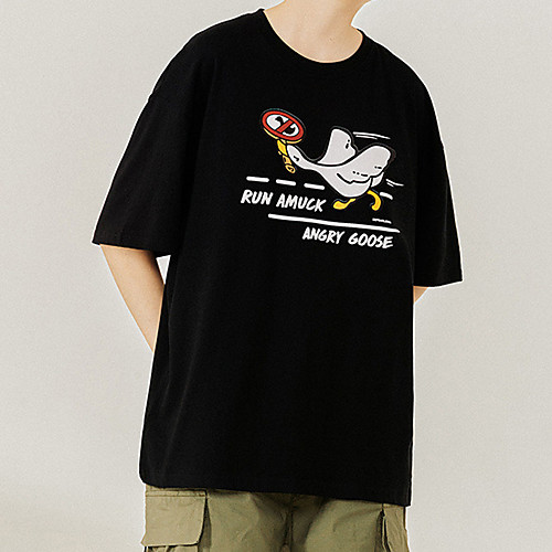 Men's T shirt Hot Stamping Graphic Prints Duck Animal Print Short Sleeve Casual Tops 100% Cotton Basic Casual Fashion White Black
Men's T shirt Hot Stamping Graphic Prints Duck Animal Print Short Sleeve Casual Tops 100% Cotton Basic Casual Fashion White Black