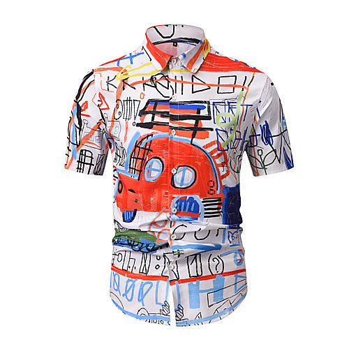 Men's Shirt 3D Print Graffiti Print Short Sleeve Casual Tops Cartoon Distressed Red
Men's Shirt 3D Print Graffiti Print Short Sleeve Casual Tops Cartoon Distressed Red