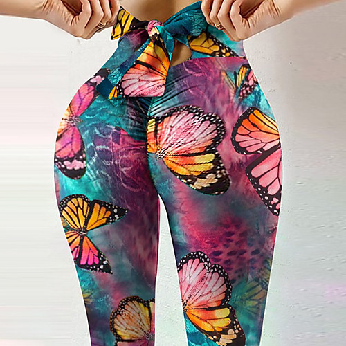 Women's High Waist Yoga Pants Ruched Butt Lifting Tie Knot Cropped Leggings Tummy Control Butt Lift Breathable Blue Spandex Yoga Fitness Gym Workout Sports Activewear Stretchy Skinny / Athletic
Women's High Waist Yoga Pants Ruched Butt Lifting Tie Knot Cropped Leggings Tummy Control Butt Lift Breathable Blue Spandex Yoga Fitness Gym Workout Sports Activewear Stretchy Skinny / Athletic