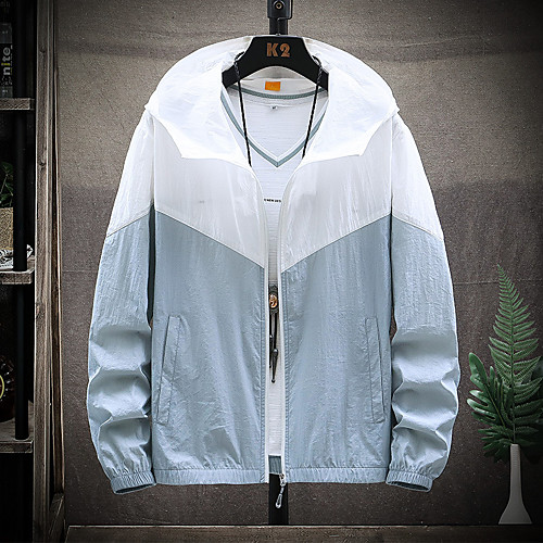 Men's Long Sleeve Windbreaker Running Skin Jacket Full Zip Coat Top Athletic Athleisure Summer Waterproof UV Sun Protection Quick Dry Fitness Gym Workout Running Jogging Sportswear Plus Size Blue
Men's Long Sleeve Windbreaker Running Skin Jacket Full Zip Coat Top Athletic Athleisure Summer Waterproof UV Sun Protection Quick Dry Fitness Gym Workout Running Jogging Sportswear Plus Size Blue