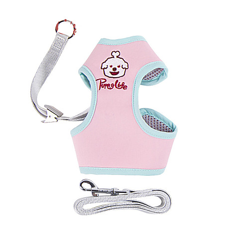 Dog Cat Harness Training Leash Harness Leash Set Adjustable Breathable Escape Proof Outdoor Walking Puppy Animal Polyester Small Dog Purple Yellow Blue Pink Green
Dog Cat Harness Training Leash Harness Leash Set Adjustable Breathable Escape Proof Outdoor Walking Puppy Animal Polyester Small Dog Purple Yellow Blue Pink Green
