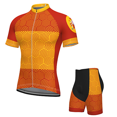 Men's Short Sleeve Cycling Jersey with Shorts Spandex Orange Bike Breathable Quick Dry Sports Graphic Mountain Bike MTB Road Bike Cycling Clothing Apparel / Stretchy / Athletic / Athleisure
Men's Short Sleeve Cycling Jersey with Shorts Spandex Orange Bike Breathable Quick Dry Sports Graphic Mountain Bike MTB Road Bike Cycling Clothing Apparel / Stretchy / Athletic / Athleisure