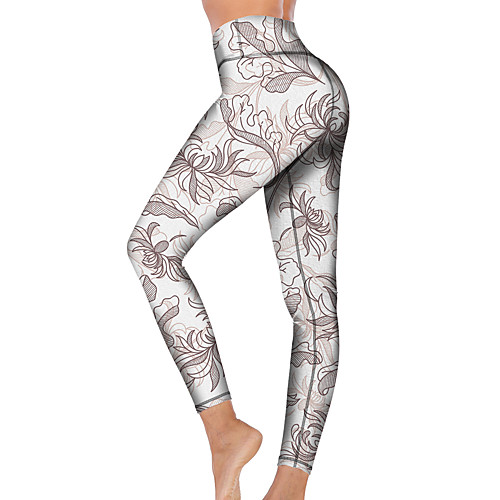 21Grams Women's High Waist Yoga Pants Cropped Leggings Tummy Control Butt Lift Breathable White Fitness Gym Workout Running Sports Activewear High Elasticity
21Grams Women's High Waist Yoga Pants Cropped Leggings Tummy Control Butt Lift Breathable White Fitness Gym Workout Running Sports Activewear High Elasticity