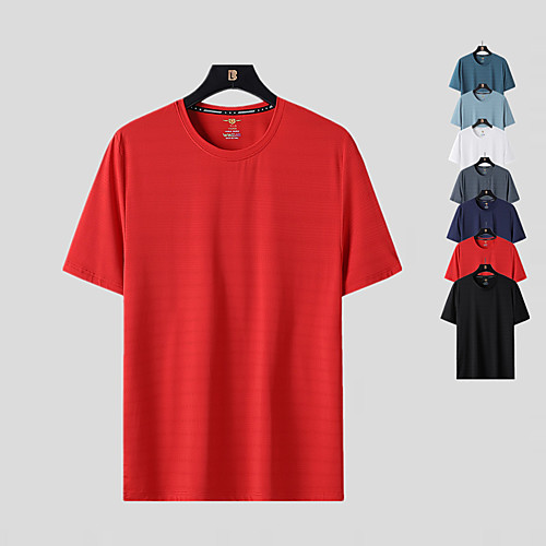 Men's T shirt Hiking Tee shirt Short Sleeve Crew Neck Tee Tshirt Top Outdoor Lightweight Breathable Quick Dry Ultraviolet Resistant Autumn / Fall Spring Polyester Solid Color White Black Red Hunting
Men's T shirt Hiking Tee shirt Short Sleeve Crew Neck Tee Tshirt Top Outdoor Lightweight Breathable Quick Dry Ultraviolet Resistant Autumn / Fall Spring Polyester Solid Color White Black Red Hunting