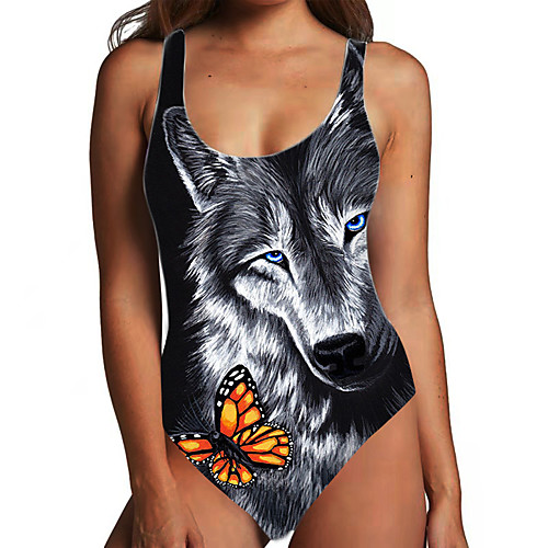 Women's One Piece Monokini Swimsuit Tummy Control Print Color Block Animal Black Swimwear Bodysuit Strap Bathing Suits New Gothic Fashion
Women's One Piece Monokini Swimsuit Tummy Control Print Color Block Animal Black Swimwear Bodysuit Strap Bathing Suits New Gothic Fashion