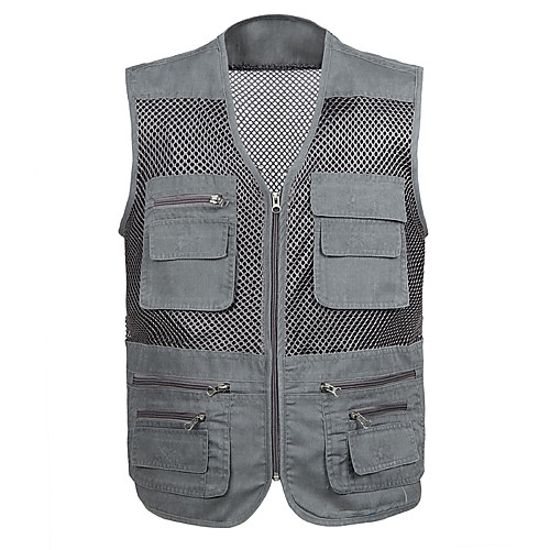 Men's Hiking Vest / Gilet Fishing Vest Military Tactical Vest Sleeveless Vest / Gilet Jacket Top Outdoor Lightweight Breathable Quick Dry Sweat wicking Spring Summer Cotton Solid Color Army Green
Men's Hiking Vest / Gilet Fishing Vest Military Tactical Vest Sleeveless Vest / Gilet Jacket Top Outdoor Lightweight Breathable Quick Dry Sweat wicking Spring Summer Cotton Solid Color Army Green