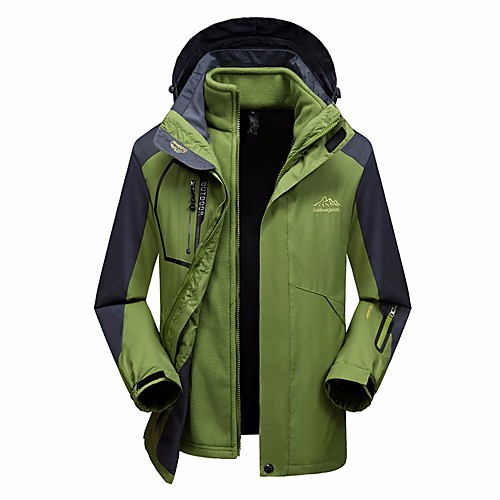 Men's Hiking 3-in-1 Jackets Waterproof Hiking Jacket Hiking Fleece Jacket Winter Outdoor Patchwork Waterproof Lightweight Windproof Breathable Hoodie Winter Jacket Top Ski / Snowboard Climbing
Men's Hiking 3-in-1 Jackets Waterproof Hiking Jacket Hiking Fleece Jacket Winter Outdoor Patchwork Waterproof Lightweight Windproof Breathable Hoodie Winter Jacket Top Ski / Snowboard Climbing
