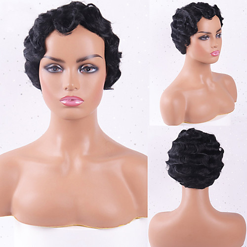 Synthetic Wig Water Wave Side Part Wig Short A1 A2 A3 A4 A5 Synthetic Hair Women's Cosplay Party Fashion Red Black 
Synthetic Wig Water Wave Side Part Wig Short A1 A2 A3 A4 A5 Synthetic Hair Women's Cosplay Party Fashion Red Black
