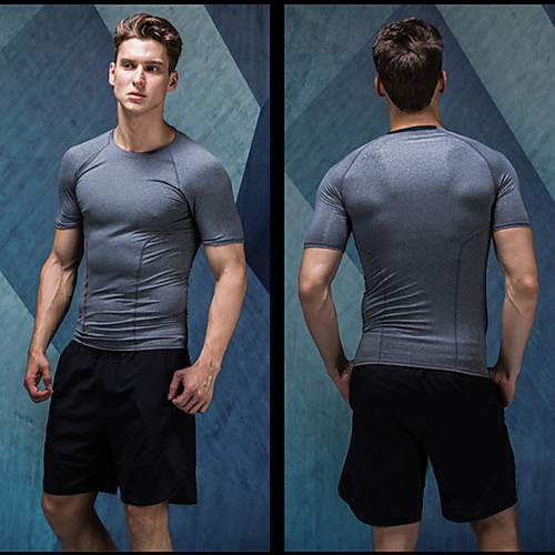 Men's Short Sleeve Compression Shirt Running Base Layer Tee Tshirt Base Layer Top Athletic Athleisure Breathable Quick Dry Moisture Wicking Yoga Fitness Gym Workout Running Jogging Sportswear Solid
Men's Short Sleeve Compression Shirt Running Base Layer Tee Tshirt Base Layer Top Athletic Athleisure Breathable Quick Dry Moisture Wicking Yoga Fitness Gym Workout Running Jogging Sportswear Solid