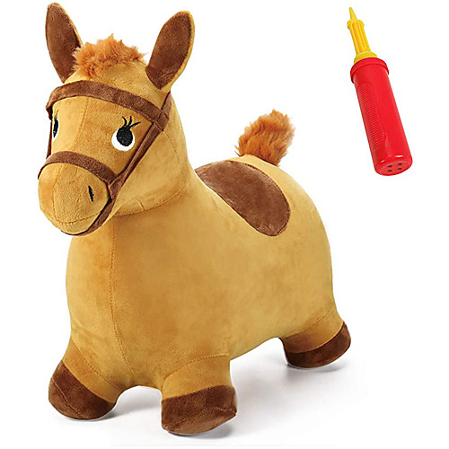 Activity Toy Ride on Bouncy Animal Bouncy Horse Inflatable Jumping Hopper With Pump Plush Covered Boys and Girls Kid's Adults Gift Indoor Outdoor Summer Outdoor Toys
Activity Toy Ride on Bouncy Animal Bouncy Horse Inflatable Jumping Hopper With Pump Plush Covered Boys and Girls Kid's Adults Gift Indoor Outdoor Summer Outdoor Toys