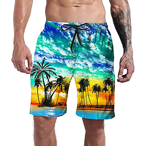 Men's Casual Athleisure Daily Holiday Shorts Pants Coconut Tree 3D Print Short Drawstring Pocket Elastic Drawstring Design 1 2 3 4 5
Men's Casual Athleisure Daily Holiday Shorts Pants Coconut Tree 3D Print Short Drawstring Pocket Elastic Drawstring Design 1 2 3 4 5
