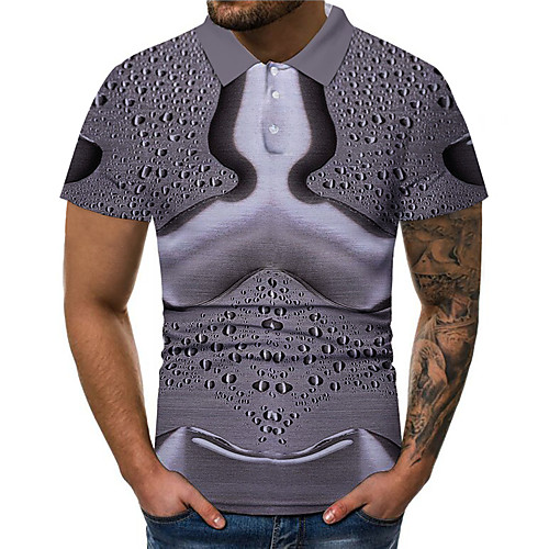 Men's Polo 3D Print Graphic 3D 3D Print Short Sleeve Daily Tops Fashion Classic Gray
Men's Polo 3D Print Graphic 3D 3D Print Short Sleeve Daily Tops Fashion Classic Gray