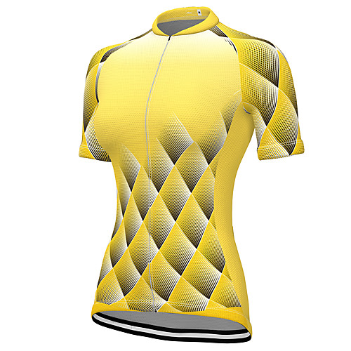 21Grams Women's Short Sleeve Cycling Jersey Spandex Yellow 3D Bike Top Mountain Bike MTB Road Bike Cycling Breathable Sports Clothing Apparel / Stretchy / Athleisure
21Grams Women's Short Sleeve Cycling Jersey Spandex Yellow 3D Bike Top Mountain Bike MTB Road Bike Cycling Breathable Sports Clothing Apparel / Stretchy / Athleisure