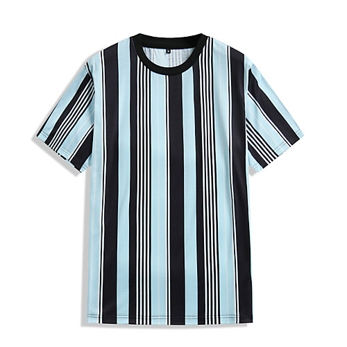 Men's T-shirt Suits T shirt Other Prints Color Block Short Sleeve Casual Tops Blue
Men's T-shirt Suits T shirt Other Prints Color Block Short Sleeve Casual Tops Blue