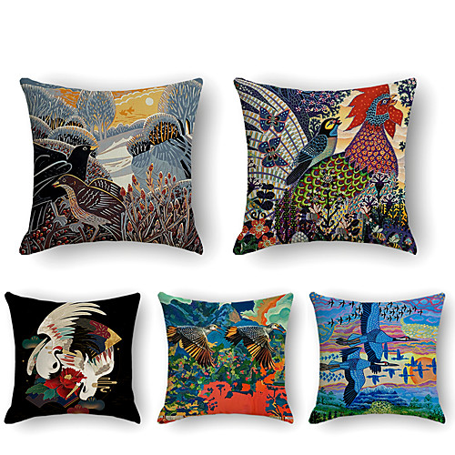 Cushion Cover 5PCS Linen Soft Decorative Square Throw Pillow Cover Cushion Case Pillowcase for Sofa Bedroom 45 x 45 cm (18 x 18 Inch) Superior Quality Mashine Washable
Cushion Cover 5PCS Linen Soft Decorative Square Throw Pillow Cover Cushion Case Pillowcase for Sofa Bedroom 45 x 45 cm (18 x 18 Inch) Superior Quality Mashine Washable
