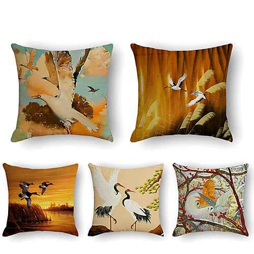 Cushion Cover 5PCS Linen Soft Print Square Throw Pillow Cover Cushion Case Pillowcase for Sofa Bedroom 45 x 45 cm (18 x 18 Inch) Superior Quality Mashine Washable
Cushion Cover 5PCS Linen Soft Print Square Throw Pillow Cover Cushion Case Pillowcase for Sofa Bedroom 45 x 45 cm (18 x 18 Inch) Superior Quality Mashine Washable