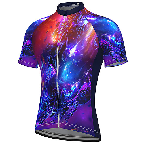 21Grams Men's Short Sleeve Cycling Jersey Spandex Purple Galaxy Bike Top Mountain Bike MTB Road Bike Cycling Breathable Quick Dry Sports Clothing Apparel / Athleisure
21Grams Men's Short Sleeve Cycling Jersey Spandex Purple Galaxy Bike Top Mountain Bike MTB Road Bike Cycling Breathable Quick Dry Sports Clothing Apparel / Athleisure