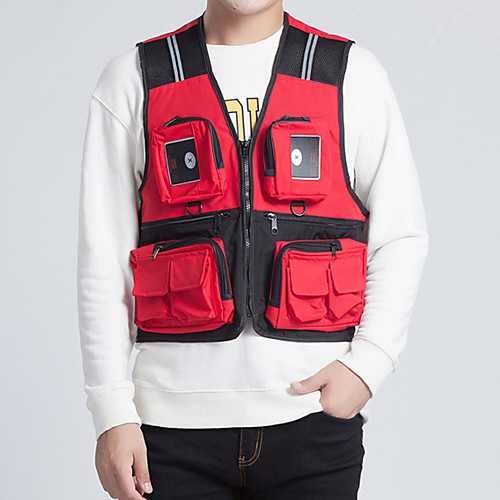 Women's Men's Hunting Gilet Outdoor Ventilation Wearable Comfortable Ergonomic Design Summer Solid Colored Polyester Red Army Green Blue
Women's Men's Hunting Gilet Outdoor Ventilation Wearable Comfortable Ergonomic Design Summer Solid Colored Polyester Red Army Green Blue