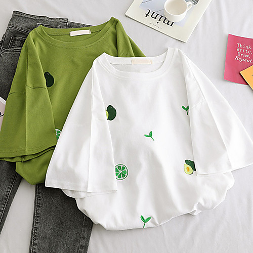 Women's Tee / T-shirt Pure Color Crew Neck Sport Athleisure Top Short Sleeves Breathable Soft Comfortable Everyday Use Casual Daily Outdoor
Women's Tee / T-shirt Pure Color Crew Neck Sport Athleisure Top Short Sleeves Breathable Soft Comfortable Everyday Use Casual Daily Outdoor