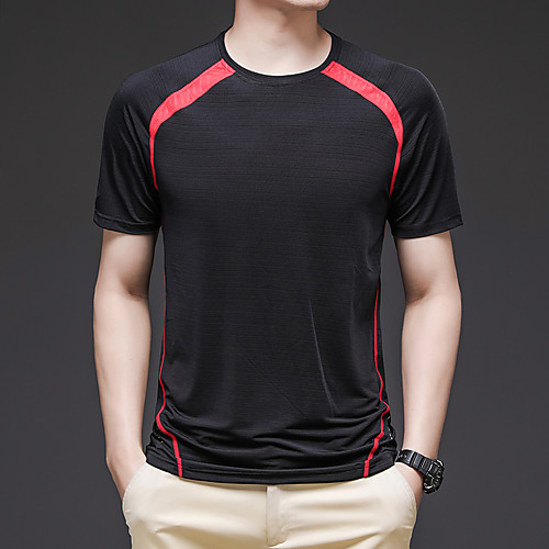 Men's Hiking Tee shirt Tee Tshirt Outdoor Breathable Quick Dry Elastane Black Burgundy Grey
Men's Hiking Tee shirt Tee Tshirt Outdoor Breathable Quick Dry Elastane Black Burgundy Grey
