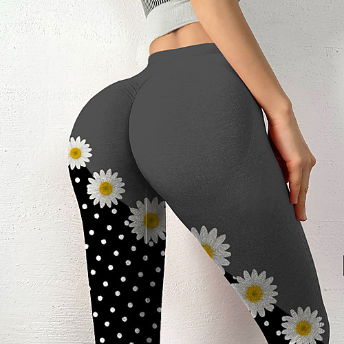 Women's Sporty Fashion Comfort Leisure Sports Weekend Leggings Pants Polka Dot Patchwork Flower / Floral Ankle-Length Sporty Elastic Waist Print Gray
Women's Sporty Fashion Comfort Leisure Sports Weekend Leggings Pants Polka Dot Patchwork Flower / Floral Ankle-Length Sporty Elastic Waist Print Gray