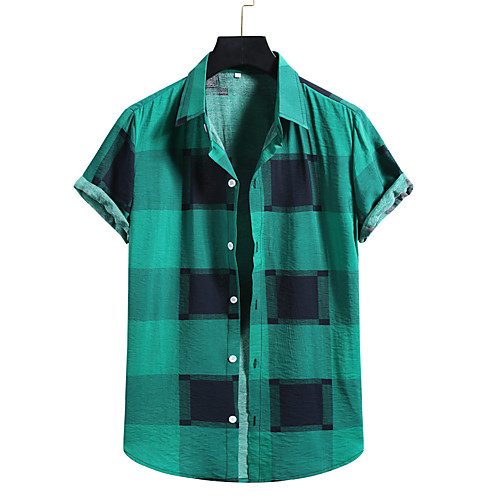 Men's Shirt Other Prints Lattice Print Short Sleeve Casual Tops Hawaiian Red Yellow Green
Men's Shirt Other Prints Lattice Print Short Sleeve Casual Tops Hawaiian Red Yellow Green