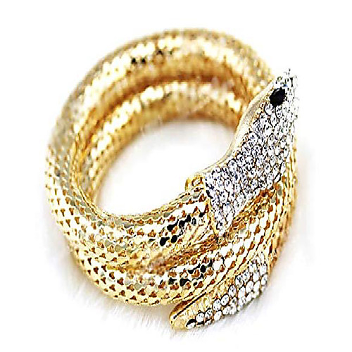 eiffy punk rhinestone curved stretch snake animal cuff bangle bracelet for women ladies wristband jewelry (gold)
eiffy punk rhinestone curved stretch snake animal cuff bangle bracelet for women ladies wristband jewelry (gold)