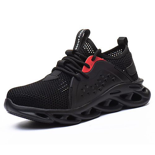 Breathable Lightweight Safety Shoes Steel Toe Cap Protective Working Shoes Men Women Mesh Trainners Puncture-Proof Sneakers - Black / Grey/Green
Breathable Lightweight Safety Shoes Steel Toe Cap Protective Working Shoes Men Women Mesh Trainners Puncture-Proof Sneakers - Black / Grey/Green