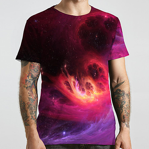 Men's Unisex Tee T shirt 3D Print Graphic Prints Interstellar Plus Size Print Short Sleeve Casual Tops Basic Designer Big and Tall Purple
Men's Unisex Tee T shirt 3D Print Graphic Prints Interstellar Plus Size Print Short Sleeve Casual Tops Basic Designer Big and Tall Purple