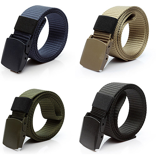 Men's Military Tactical Belt Breathable Wearable Protective for Solid Colored Nylon Fall Spring Summer
Men's Military Tactical Belt Breathable Wearable Protective for Solid Colored Nylon Fall Spring Summer