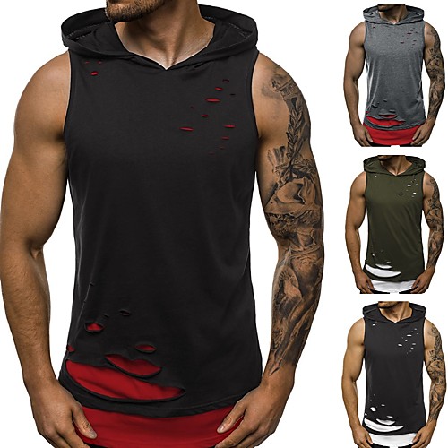 Men's Sleeveless Running Tank Top Singlet Top Casual Athleisure Summer Cotton Breathable Soft Sweat Out Fitness Gym Workout Running Jogging Exercise Sportswear Solid Colored Black / Red White Grey
Men's Sleeveless Running Tank Top Singlet Top Casual Athleisure Summer Cotton Breathable Soft Sweat Out Fitness Gym Workout Running Jogging Exercise Sportswear Solid Colored Black / Red White Grey