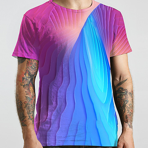 Men's Unisex Tee T shirt 3D Print Graphic Prints Plus Size Print Short Sleeve Casual Tops Basic Designer Big and Tall Rainbow
Men's Unisex Tee T shirt 3D Print Graphic Prints Plus Size Print Short Sleeve Casual Tops Basic Designer Big and Tall Rainbow
