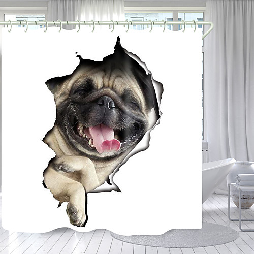 Cute Puppy Digital Printing Shower Curtain Shower Curtains Hooks Modern Polyester New Design
Cute Puppy Digital Printing Shower Curtain Shower Curtains Hooks Modern Polyester New Design