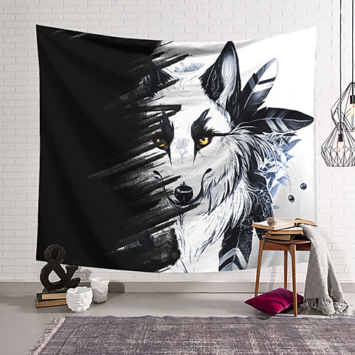 Wall Tapestry Art Decor Blanket Curtain Hanging Home Bedroom Living Room Decoration Polyester Wolf
Wall Tapestry Art Decor Blanket Curtain Hanging Home Bedroom Living Room Decoration Polyester Wolf